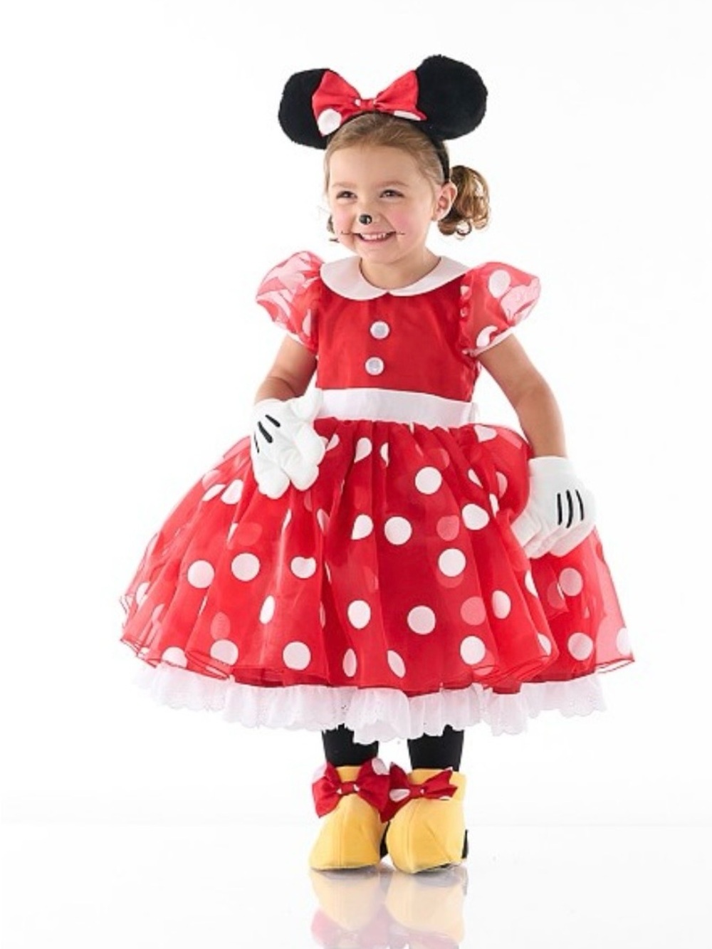 Pottery Barn Kids Red Polka Dot Minnie Mouse Costume Dress - 2T-3T